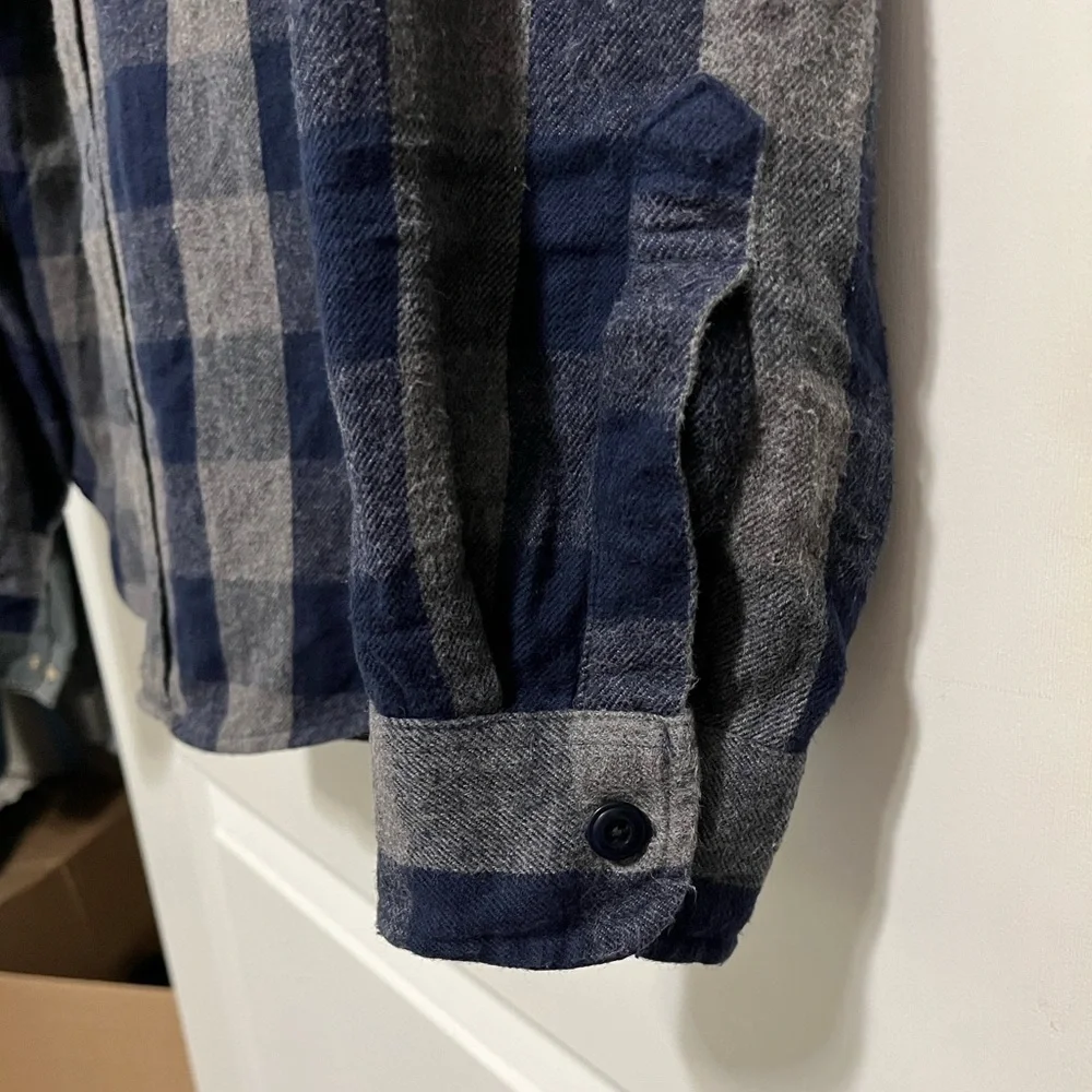 J. Crew Midweight Flannel Workshirt Large